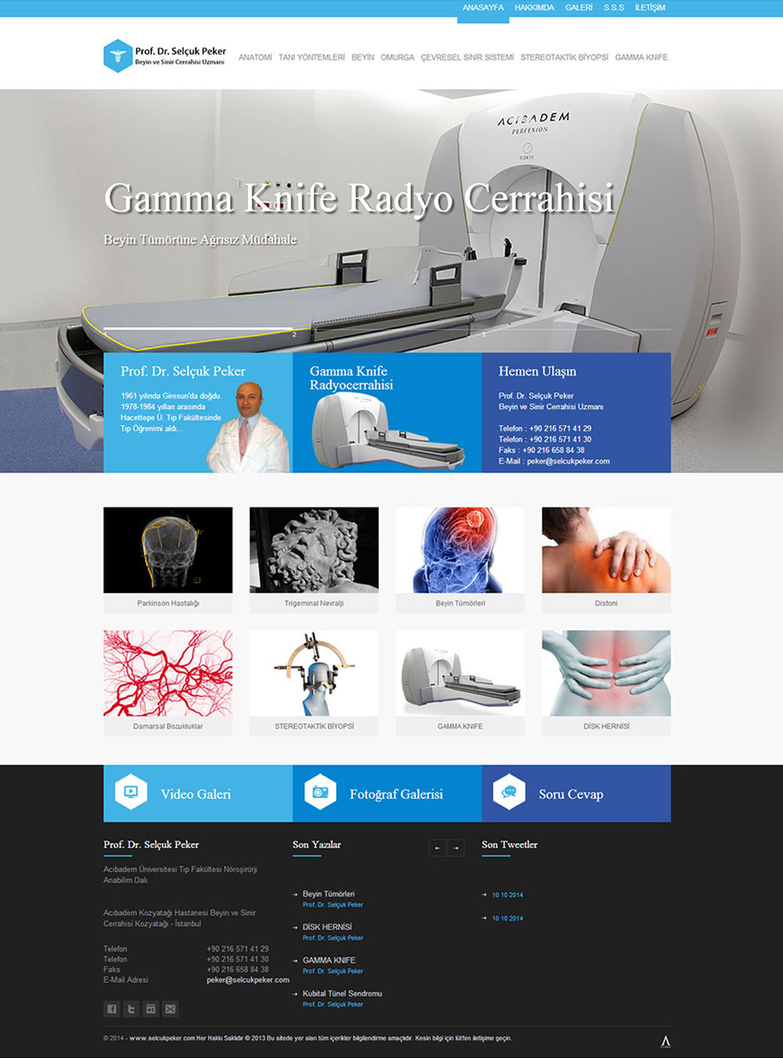 Selçuk Peker web site tasarımı