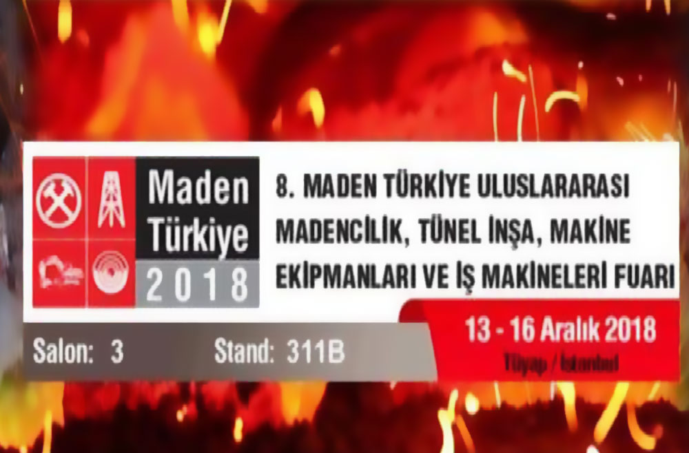 MADEN Fuarı - 2018 - Turkey