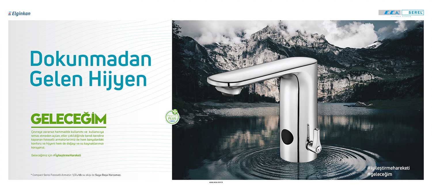 Açık hava reklam uygulaması — billboard tasarımı, E.C.A. & SEREL
