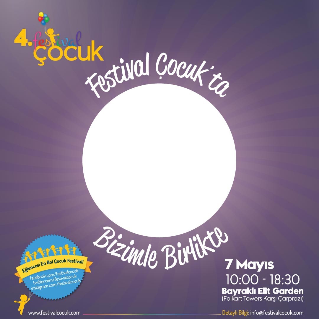 Festival iletişim tasarımı uygulaması — İzmir gezici çocuk festivali
