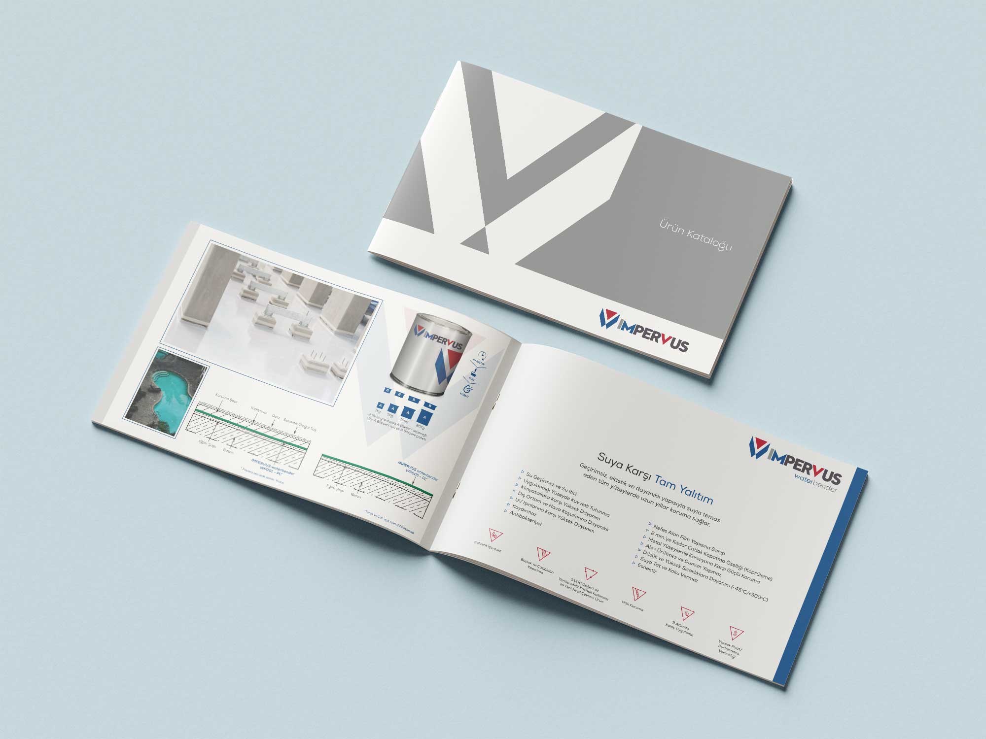 Katalog tasarımı — Impervus yalıtım ve koruma ürünleri